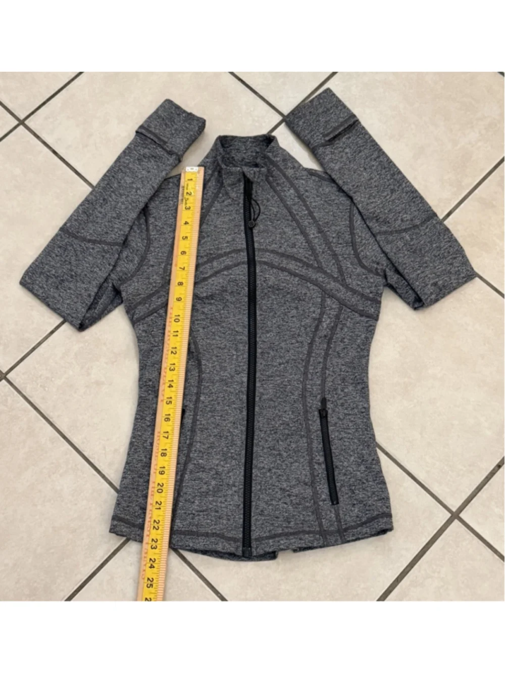 LULULEMON DEFINE JACKET DARK GREY COLOR SIZE 2